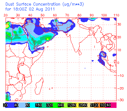 Pakistan Dust Cloud