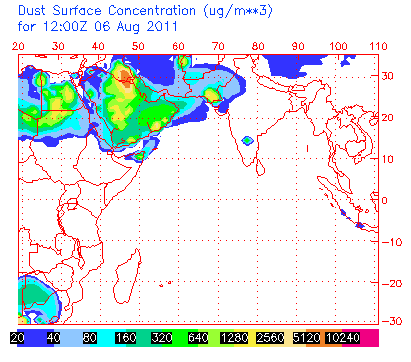 Pakistan Dust Cloud