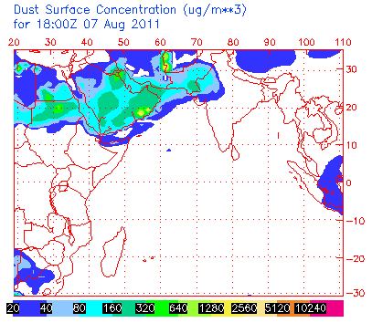 Pakistan Dust Cloud