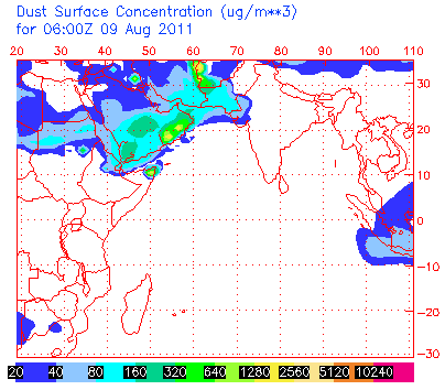 Pakistan Dust Cloud