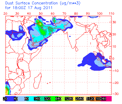 Pakistan Dust Cloud