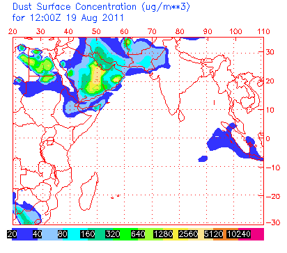 Pakistan Dust Cloud