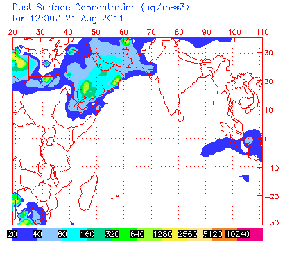 Pakistan Dust Cloud