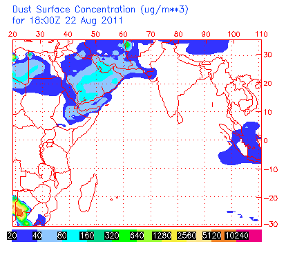 Pakistan Dust Cloud