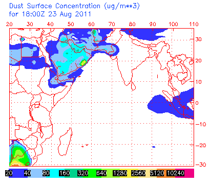 Pakistan Dust Cloud