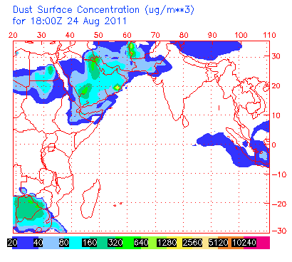 Pakistan Dust Cloud