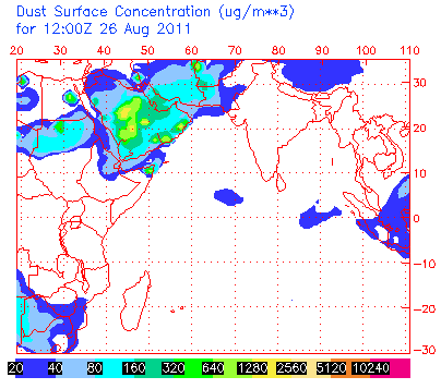 Pakistan Dust Cloud