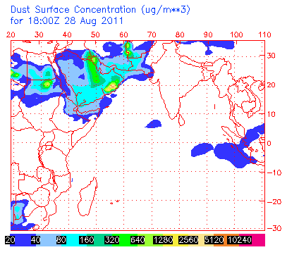 Pakistan Dust Cloud