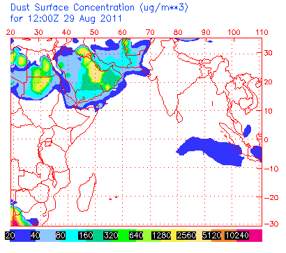 Pakistan Dust Cloud