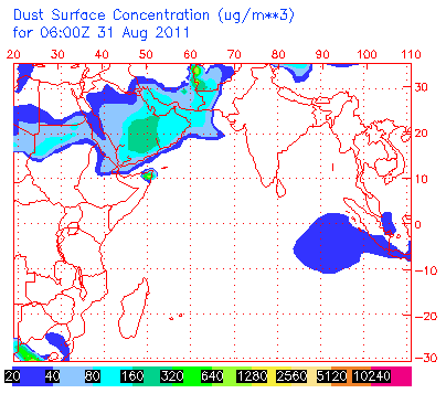 Pakistan Dust Cloud