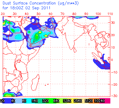 Pakistan Dust Cloud