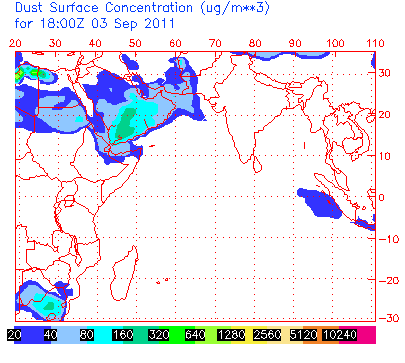 Pakistan Dust Cloud