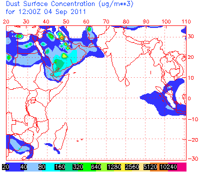 Pakistan Dust Cloud