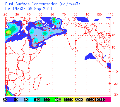 Pakistan Dust Cloud