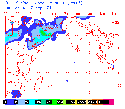 Pakistan Dust Cloud