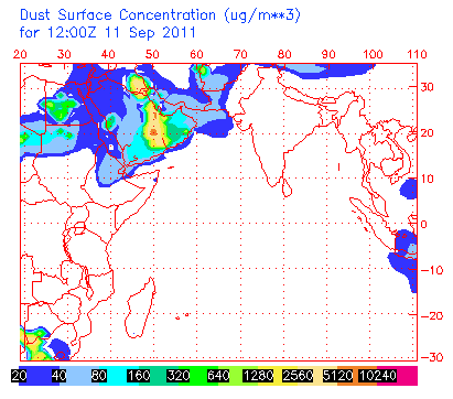 Pakistan Dust Cloud