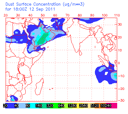 Pakistan Dust Cloud