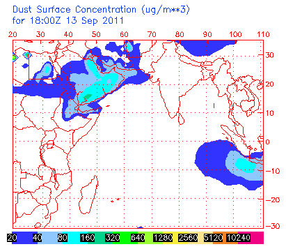 Pakistan Dust Cloud