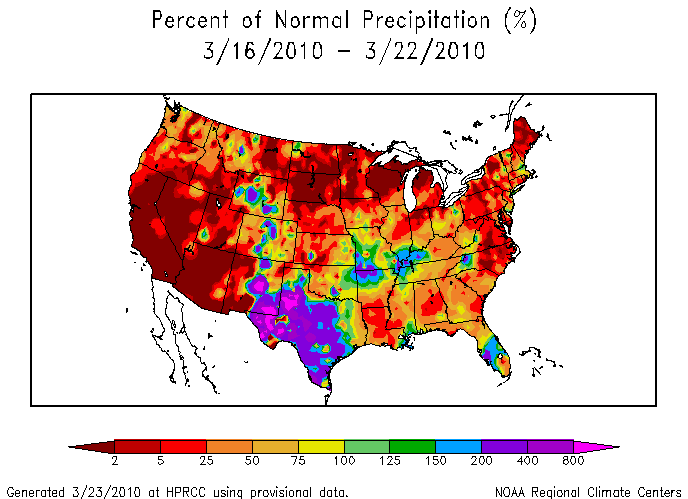 Drought maps