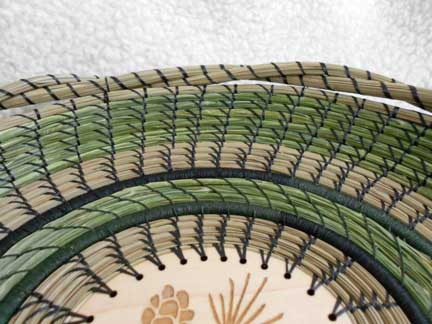 Sweetgrass basket